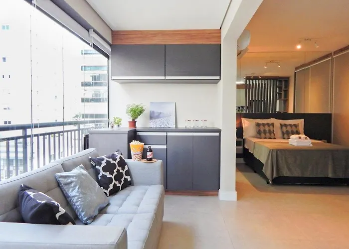 Easy Star - Lindo Studio com Piscina ao lado do Aeroporto CGH - PN01G